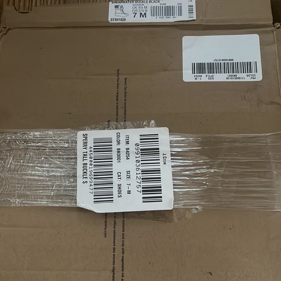 NIB-7 -J. Crew Women's Sperry® for J.Crew Shearwater buckle boots in black - Picture 3 of 11